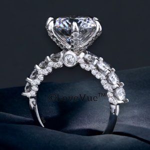 Certified 3ct. t.w. Diamond Brilliant Solitaire Luxury Engagement Wedding Ring